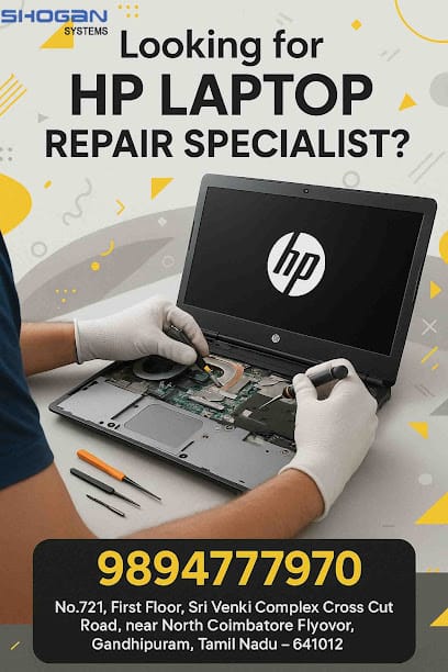 Shogan Systems - Laptop Service Center in Coimbatore for HP, Dell, Lenovo, Acer, Asus business photograph