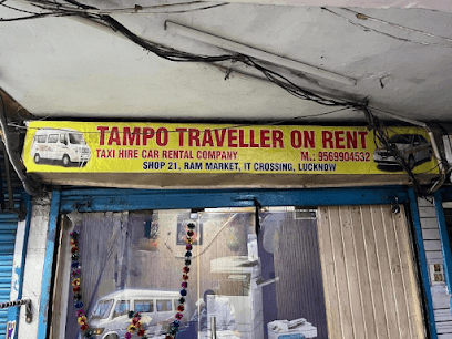 Tempo traveller on rent Taxi hire Car Rental Company business photograph