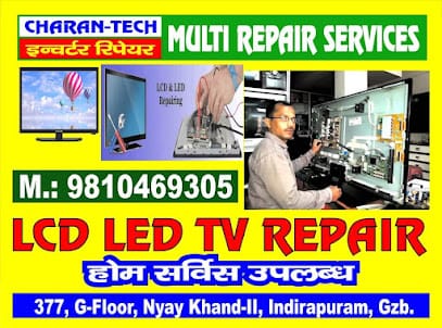 Charan Tech Inverter Repair Battery Ups Stabilizer Led Tv Music System business photograph