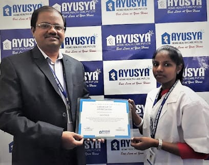 Ayusya health care | elderly care at home | home care attendant | nursing care services | doctor visit at home business photograph