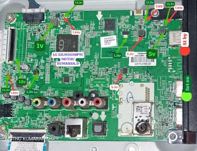 led tv service, spares and training business photograph