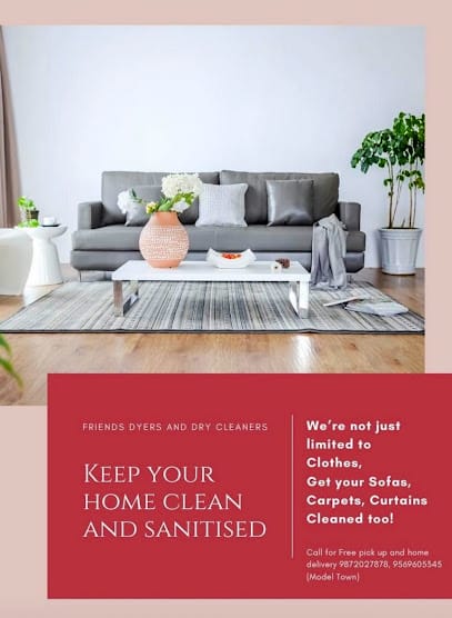 Friends Dry Cleaners Model Town business photograph