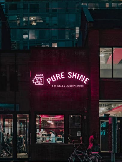 Pure shine dry clean & laundry service business photograph