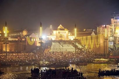 Varanasi Boat Aarti Darshan business photograph