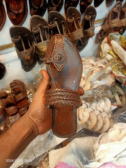 Rukadikar leather work's - Best kolhapuri chappal shop in kolhapur business photograph