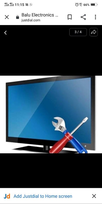 Balu Electronics led tv service centre business photograph