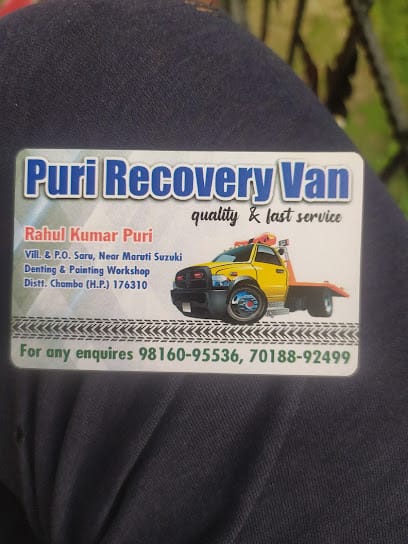Puri recovery van service chamba business photograph