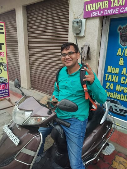 Bike Rider in Udaipur business photograph