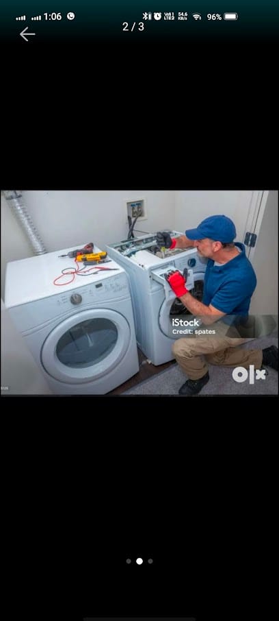 Washing machine repairs& services business photograph