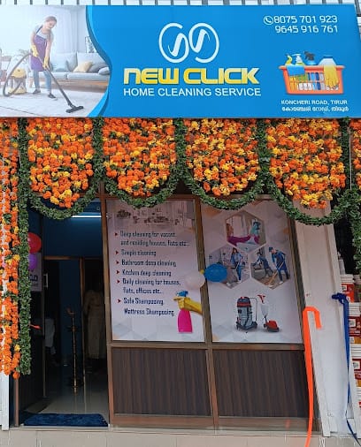New Click home cleaninig service business photograph