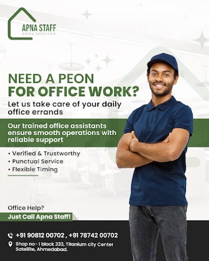 Apna Staff Home Services - Best Maid Service in Ahmedabad | Officeboy Service | Cook Service | Deep Cleaning Service business photograph