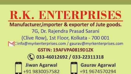 R.K. Enterprises Jute fabric manufacturer,jute bag,hessian cloth, jute shopping bag,canvas bag, cotton bag & tape. business photograph