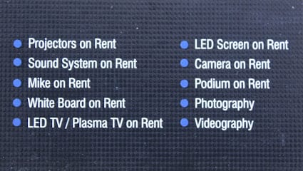OM COM TECH - projector/sound system/plasma Lcd Tv/led Screen On Rent/hire In Ahmedabad business photograph