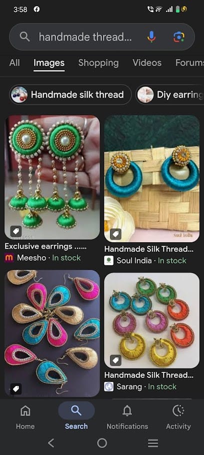 Nutan handmade Jewellery business photograph