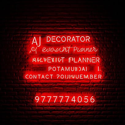 AJ Decorator and Event planner business photograph