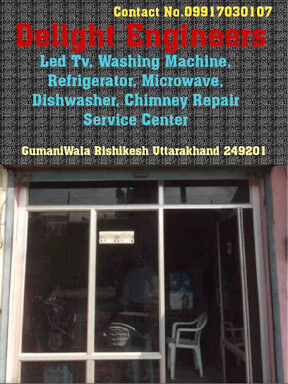 DELIGHT ENGINEERS LED TV Washing Machine Refrigerator AC Microwave Dishwasher Repair Service Center business photograph