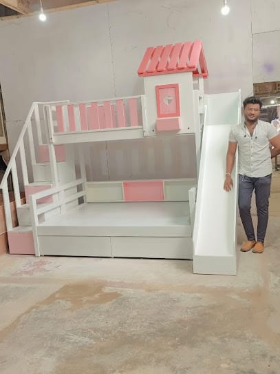 S.L. WOOD WORKS (Furniture)- kids wooden bunk bed and all home furniture manufacturer business photograph