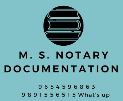 M. S. NOTARY DOCUMENTATION business photograph