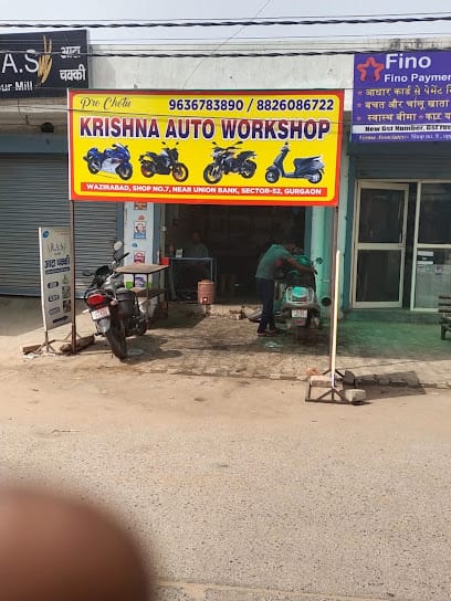 Krishna Auto workshop business photograph