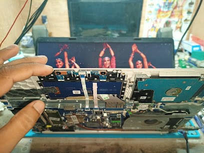 Any time laptop solution business photograph