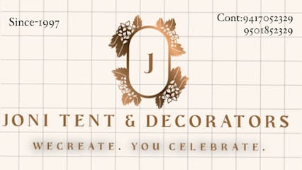 Joni Tent & decorators business photograph