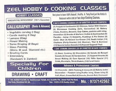 Zeel Hobby & Cooking Classes business photograph
