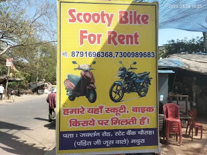 Scooty bike on rent business photograph