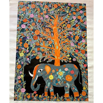 Madhubani /Mithila Painting center business photograph