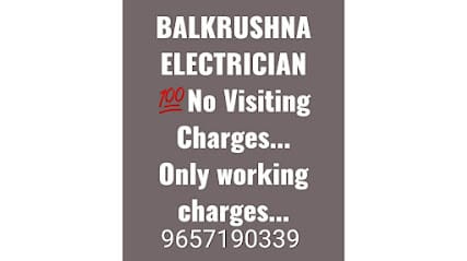 Balkrushna sale, Electrician. business photograph