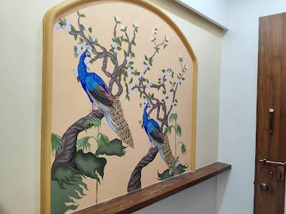 Artist Akshay khude - wall art mural, customised canvas painting and all art works business photograph