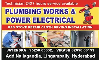 Plumber and electrician work (jogender) business photograph