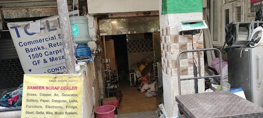 Sameer scrap dealer business photograph