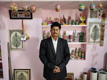 Bhaskar Mahapatra. Patta Chitra Artist. business photograph