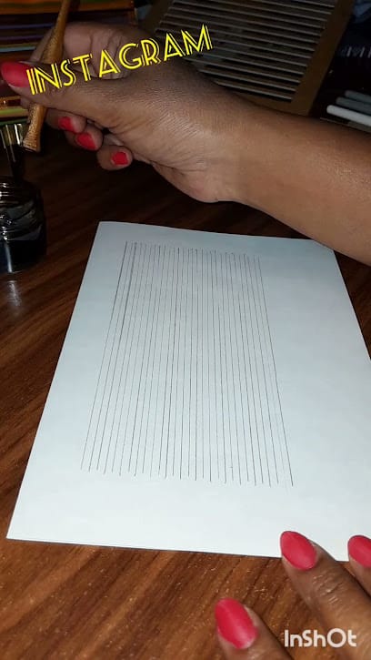 Calligraphy and Handwriting classes business photograph