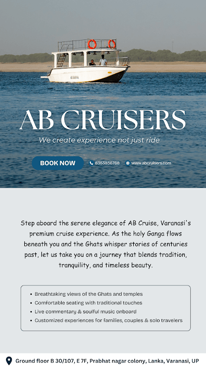 AB Cruisers | Best Boat Ride In Varanasi | Luxury Boat Ride in Varanasi business photograph