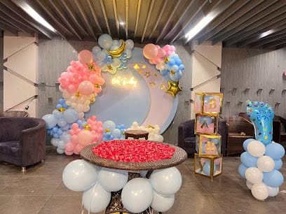Dolphin event & Ballon decorations business photograph