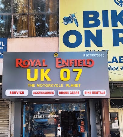 Uk07 The Motorcycle Planet - Bike Scooty Rental, Accessories, Alloys, Helmets, Silencers, Service business photograph