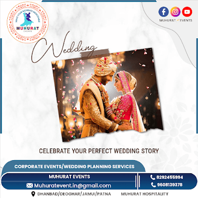 MUHURAT Events & Hospitality Creating unforgettable memories business photograph