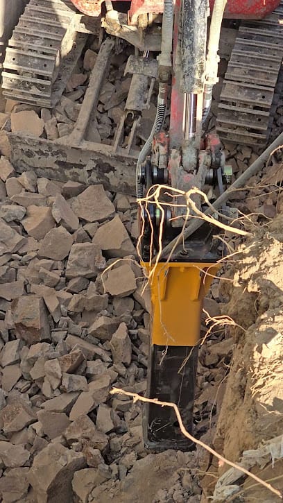 Krishna Enterprises - mini excavator on rent / poclain on hire business photograph