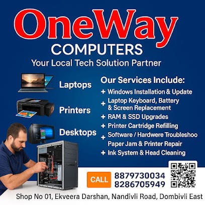 OneWay Computers - Printer/Laptop/Desktop Sales & Service business photograph