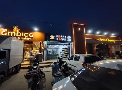 Happy paws pet clinic store and pet grooming centre business photograph