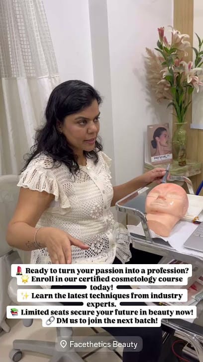 Facethetics beautyy Best Aesthetic course Cosmetolgy Course Pmu Course business photograph