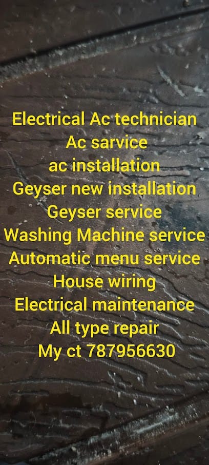 Electrical AC technician business photograph