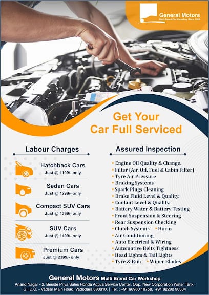 General Motors Multi Brand Car Workshop Makarpura - Car Repair & Service In Vadodara business photograph