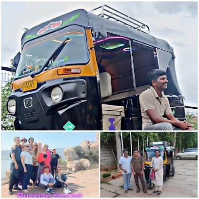 Hampi Auto Rickshaw Tour _Sunrise business photograph