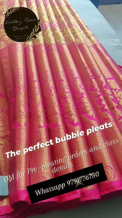 Saree Pre-pleating Tiruvannamalai business photograph