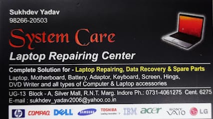 System Care Laptop Repair in indore business photograph