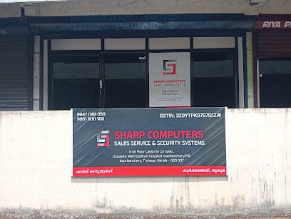 Sharp Computers | sales & service | Computer & Laptop Accessories & repair service | CCTV Camera Installation Shop Thrissur business photograph