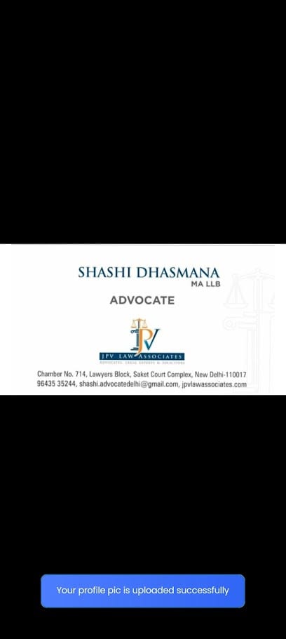 Advocate Shashi Dhasmana business photograph