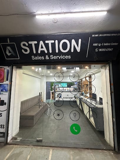 A -station - iphone repair indore -macbook repair indore - iphone service center indore - apple service center indore business photograph